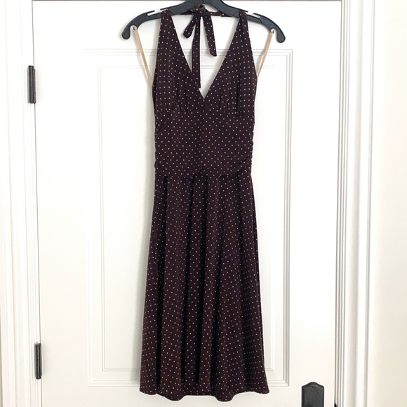 BGBG MaxAzria Polka Dot Halter Dress - S - Picture 3 of 7